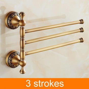 Movable Bath Towel Rack Antique Bronze 8024DH-4