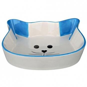 Trixie Ceramic Feline Fancy Cat Face Feeder