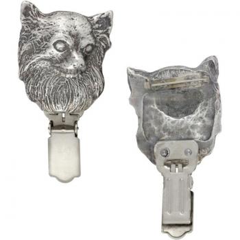 Art-Dog Spilla Clip Chihuahua Lungo con Numeratore di Inizio – Premio Esposizione