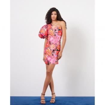 Vestido corto asimétrico Tintoretto