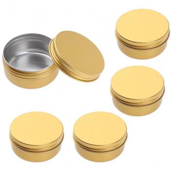 Pot de stockage cosmétique 100ml or
