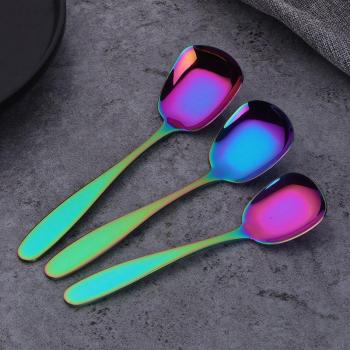 Juego de cucharas de acero inoxidable para ensaladas