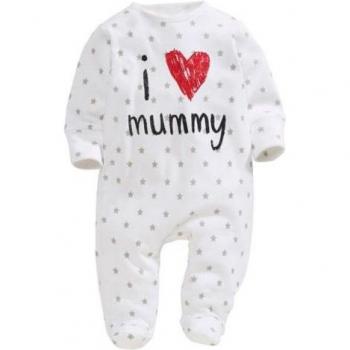 Neugeborenen‑Strampler „Sonnenschein“ – unisex, Baumwolloutfit