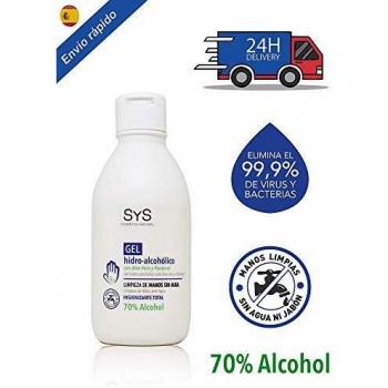SYS Gel Hidroalcohólico Aloe Vera 70% Alcohol 250ml