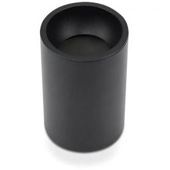 Support LED Plafonnier Rond GU10 Noir