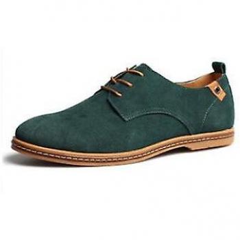 Chaussures Dirtypigs Suède Verte – Nouveaux modèles à lacets, hommes, 10,5