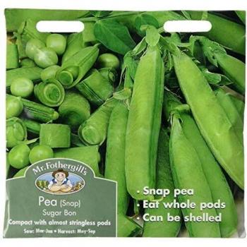 Sugar Bon Snap Pea Seeds by Mr Fothergill's