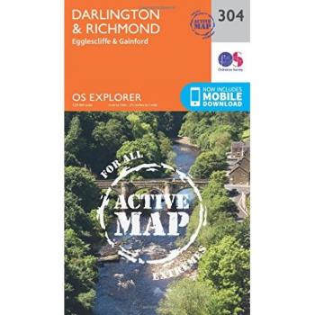 Os Explorer Map Active (304) Darlington And Richmond (Os Explorer Active Map) (Map)