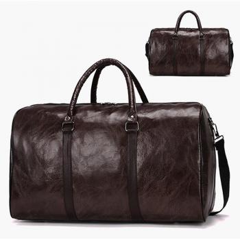 Premium PU Leather Travel Duffle Bag