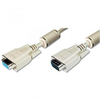 Cable de extensión VGA DIGITUS ASSMANN DSUB15 M a DSUB15 F 10,0M Gris