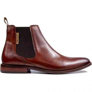 Base London Sikes Herren Lederschuh – Natur