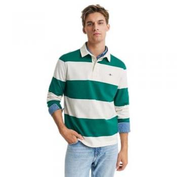 Herren Rugby-Shirt Gant in Grün – Modell 2067017, Größe M