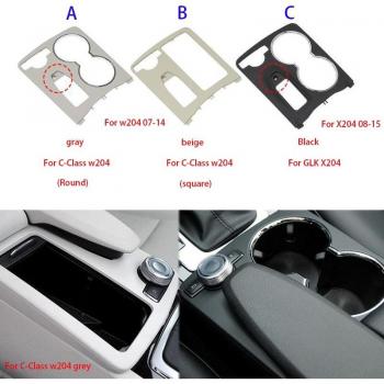 Mercedes Benz C E Klasse W204 W212 Coupe W207 C207 Mittelkonsole Getriebe Schicht Box Wasser Tasse Halter Abdeckung