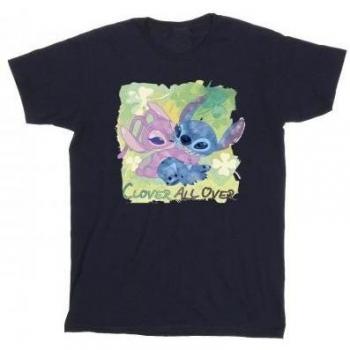 T-shirt Blanc Trèfle Lilo et Stitch Disney M