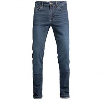 Jeans moto John Doe Dylan Mono Bleu 36