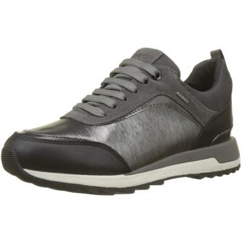 Geox D Aneko B ABX A, Scarpe Sportive Basse Donna, Grigio