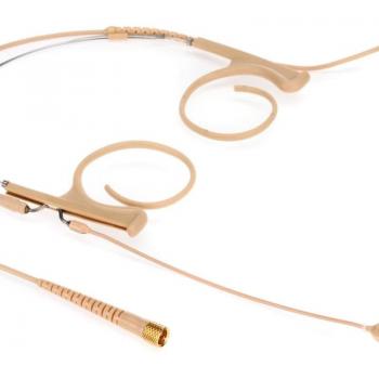 DPA 4188‑DC‑F‑F00‑MH “Core” Beige Headset Mic – 100 mm Mini‑Jack