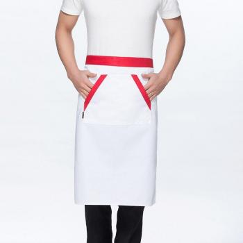 Patchwork Kitchen Apron with Pockets