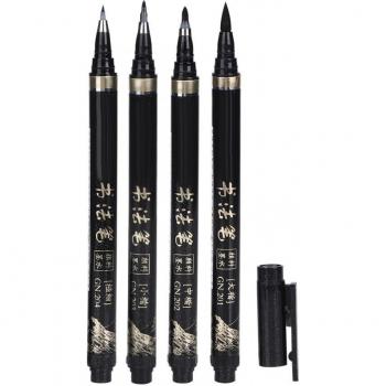 4pcs Brush Pens for Calligraphy and Sketching