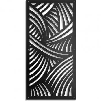 PVC Traforato Signorbit – Parasole Nero 98x198 cm con Fasce