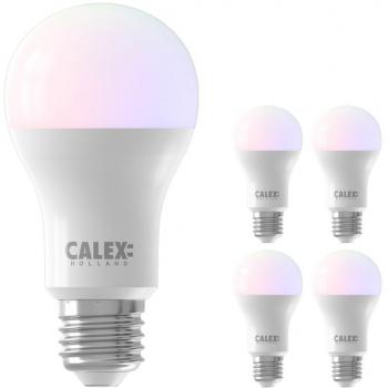 Calex 5er Set Smart Tuya E27 Birne 8,5W 806lm