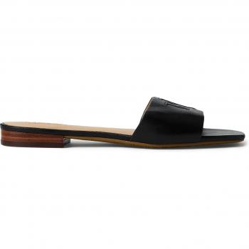 Sandales slides Lauren Ralph Lauren Everley noires