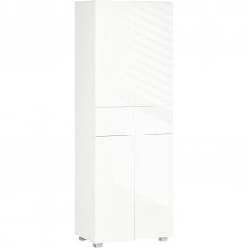 Buffet Haut de Cuisine Blanc Brillant