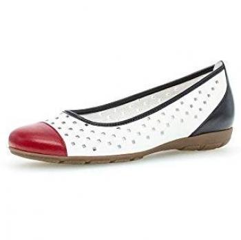 Chaussures Gabor Ruffle Détails Perforés Marine Femme Taille 6