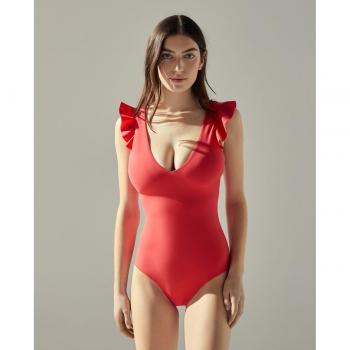 Reductor de Escote Pico Volante – Bañador Énfasis
