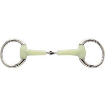 PFIFF Apple Crunch Plastic Eggbutt Snaffle Bit 14.5 cm
