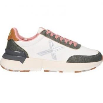 Munich Versus Damen Sneaker in Weiß-Schwarz-Grau