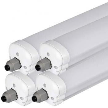 LED Garagenleuchte 120 cm, Wannenleuchte, neutralweiß 4000K, 36W, strahlwassergeschützt