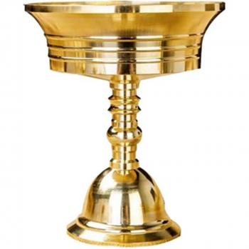 Set de Velas Ghee con Soporte Tibetano de Cobre