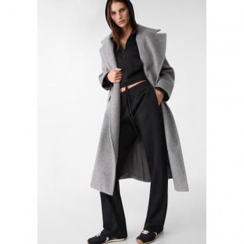 Pantaloni Linea Reta Nero Stradivarius Tessuto Morbido XL