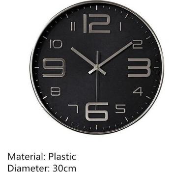 Decoración con Reloj de Resin 12 Pulgadas