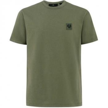 Green Surplus Edition Belstaff Logo Patch T-Shirt – XL Male