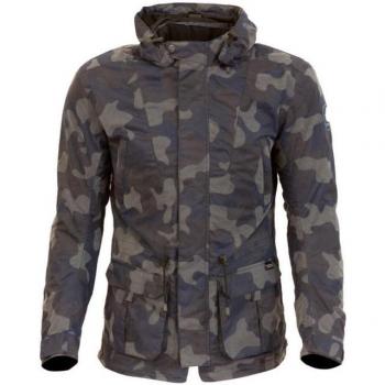 Belmot Giacca Moto Camo Blu M