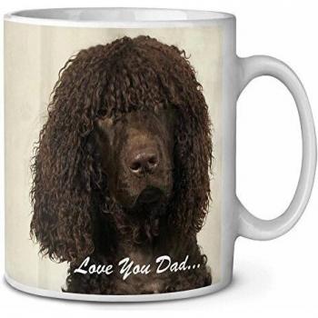 Dad's Irish Water Spaniel Christmas Coffee Cup