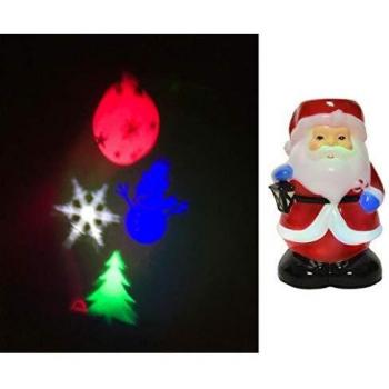 Varzi Proiettore di Babbo Natale LED 19 cm