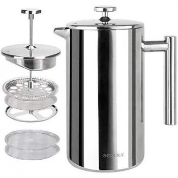 Secura Professional Rust Proof French Press Coffee Maker
