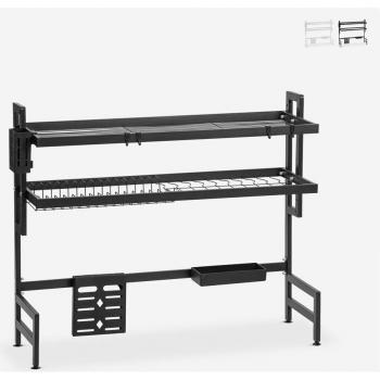 Teket Plus: Escurridor Vertical de Cocina Negra