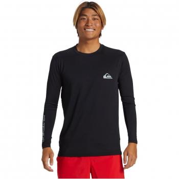 Quiksilver Everyday Surf Lycra‑Tee Langarm für Männer – Schwarz