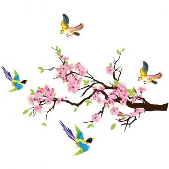 Watercolor Floral Wall Art for Children