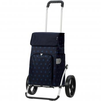 Andersen 25 cm Royal Shopper mit 3‑Speichenrad und 43 Liter Tasche – Lizzy Blau
