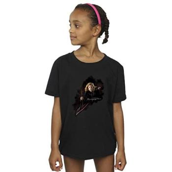Harry Potter Shirt “Vechtend als een meisje – Hermien, 7‑8 jaar, zwart”