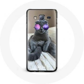 Protector J3 Chat Gafas Color Púrpura