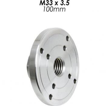 Wood Lathe Face Plate for M33 M18 1 Inch Threaded Chuck 6