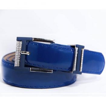 Cinturón Chic Azul con Textura de Tela – Trade Shop
