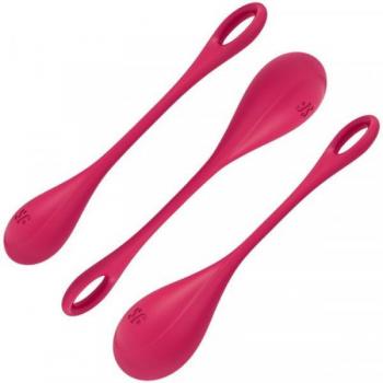 Kit Yoni Power 1 Satisfyer Boules de Geisha Rouge