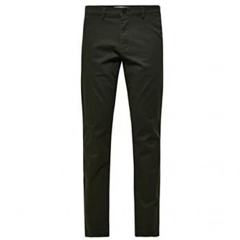 SELECTED HOMME Slim Fit Chino mit Gürtelschlaufen Modell 'NEW Miles', Größe 31/34